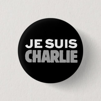 Je Suis Charlie-ICh morgens Charlie-Universeller Button