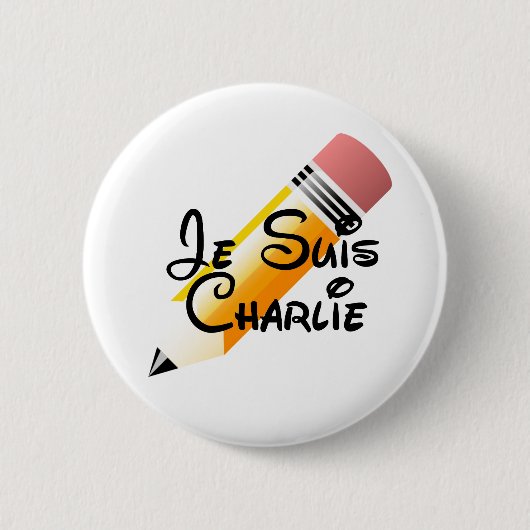 Je Suis Charlie Knopf Button (Vorderseite)