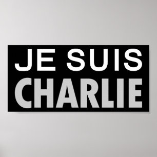 JE SUIS CHARLIE - Leute der nationalen Einheit Poster