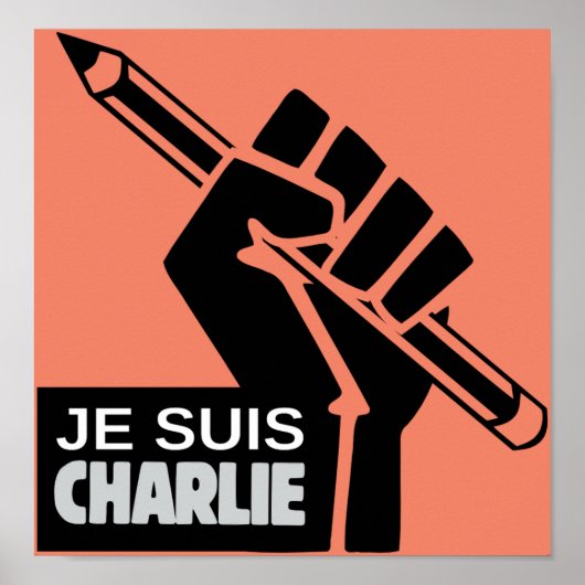 Je suis Charlie Poster (Vorne)