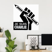 Je suis Charlie Poster (Heimbüro)