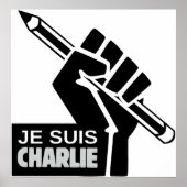Je suis Charlie Poster (Vorne)