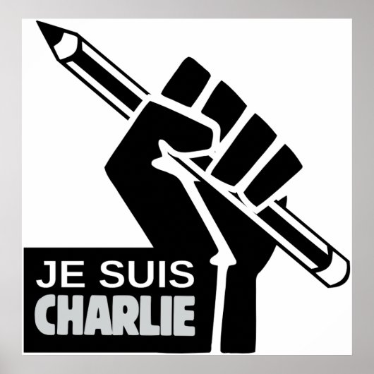 Je suis Charlie Poster (Vorne)
