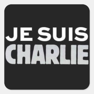 Je Suis Charlie Quadratischer Aufkleber