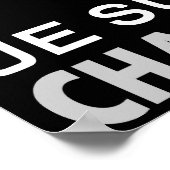 JE SUIS CHARLIE - Volk der nationalen Einheit Poster (Ecke)