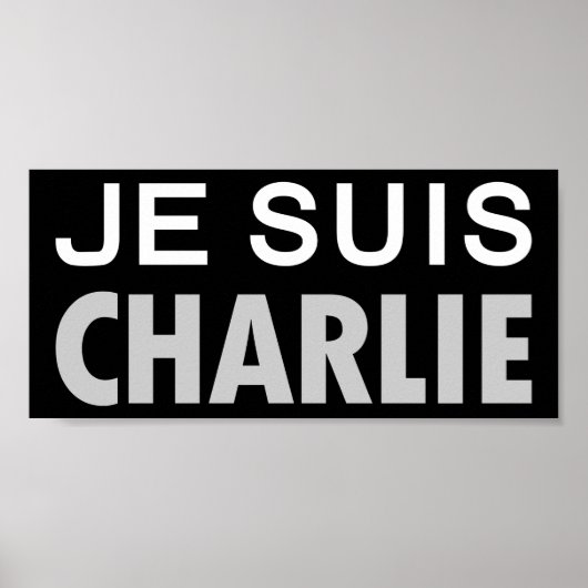 JE SUIS CHARLIE - Volk der nationalen Einheit Poster (Vorne)