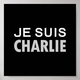 JE SUIS CHARLIE - Volk der nationalen Einheit Poster