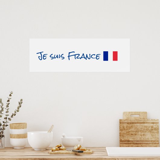 Je suis France Poster (Küche)