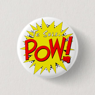 Je suis KRIEGSGEFANGEN Abzeichen Button