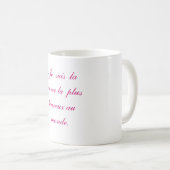 Je suis La femme Le plus hereux Au monde. Kaffeetasse (VorderseiteRechts)