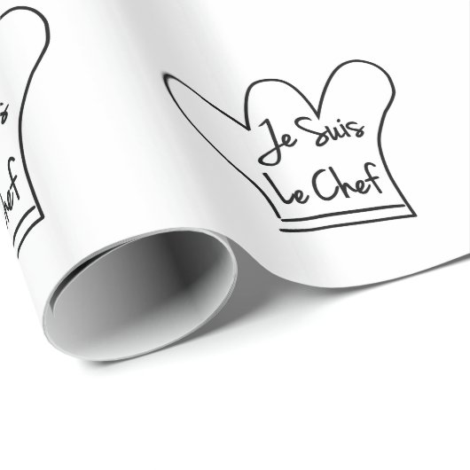 Je Suis Le Koch Geschenkpapier (Rolleneckpunkt)