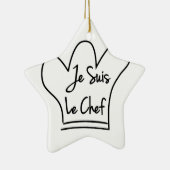 Je Suis Le Koch Keramikornament (Rechts)