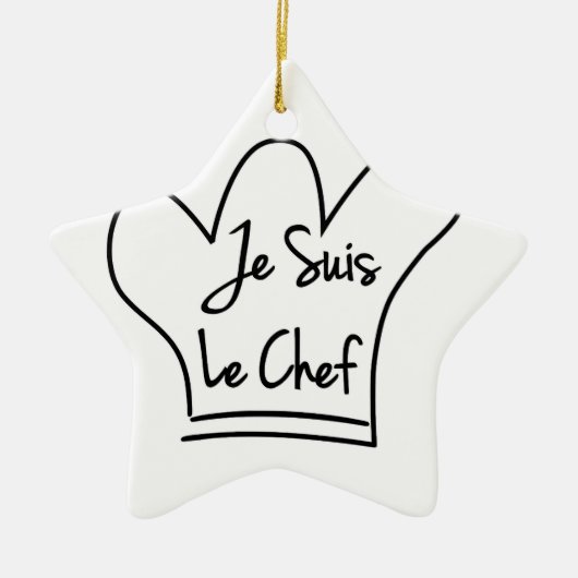 Je Suis Le Koch Keramikornament (Vorne)