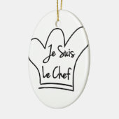 Je Suis Le Koch Keramikornament (Links)