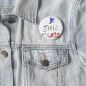 Je Suis Paris Art Print Button (Beispiel)