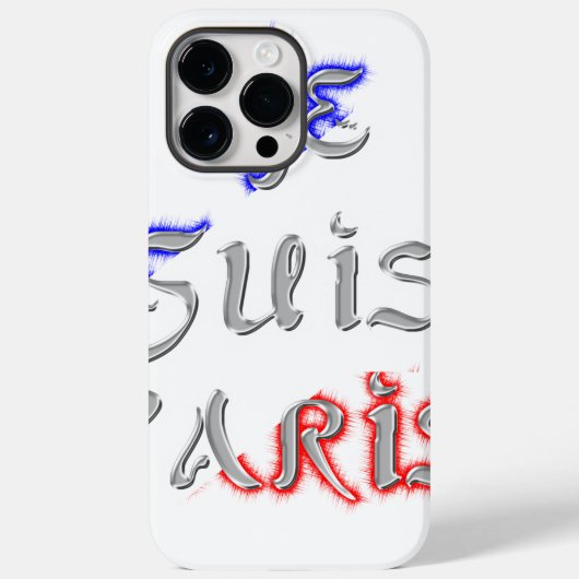 Je Suis Paris Art Print Case-Mate iPhone Hülle (Rückseite)