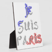 Je Suis Paris Art Print Fotoplatte (Seite)