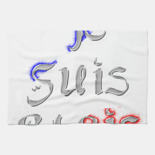 Je Suis Paris Art Print Geschirrtuch