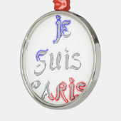 Je Suis Paris Art Print Ornament Aus Metall (Links)