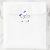 Je Suis Paris Art Print Stern-Aufkleber (Tasche)