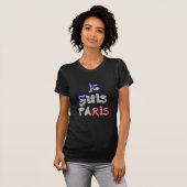 Je Suis Paris Art Print T-Shirt (Vorne ganz)