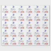 Je Suis Paris I Liebe Paris Textkunst drucken Geschenkpapier (Flach)