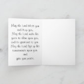 Je Suis Paris Light Schöne Grußkarte Karte (Innenseite)