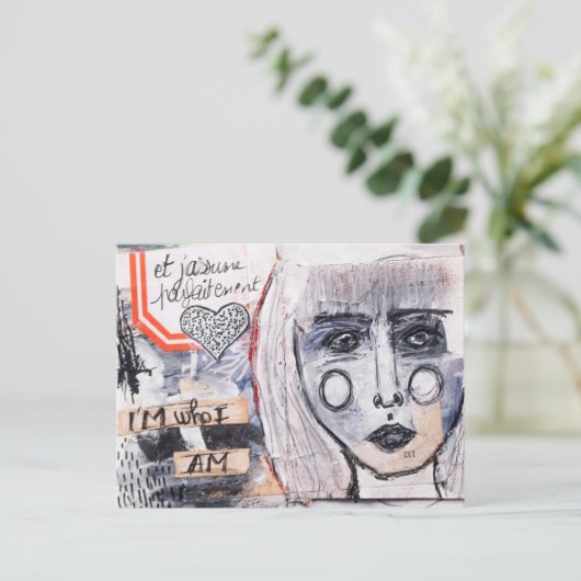 Je suis postkarte (Stehend Vorderseite)