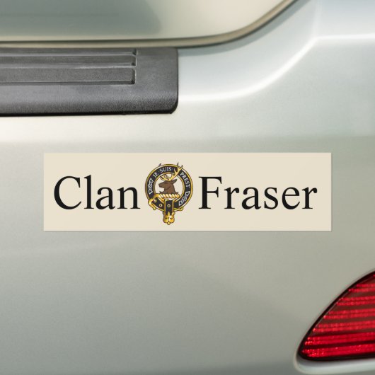 Je Suis Prest - Clan Fraser Wappen Autoaufkleber (Auf Auto)