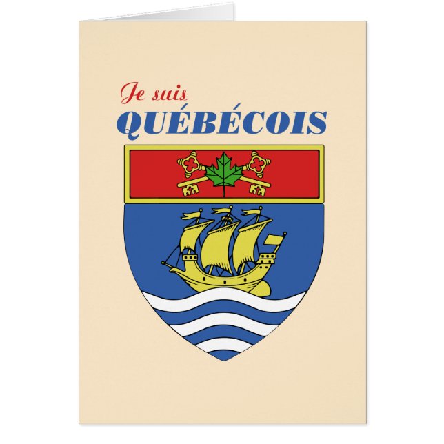 Je suis Quebecois (Vorne)