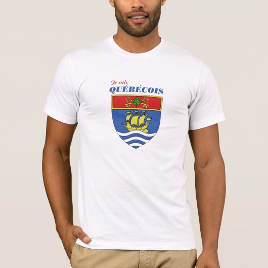Je suis Quebecois T-Shirt (Vorderseite)