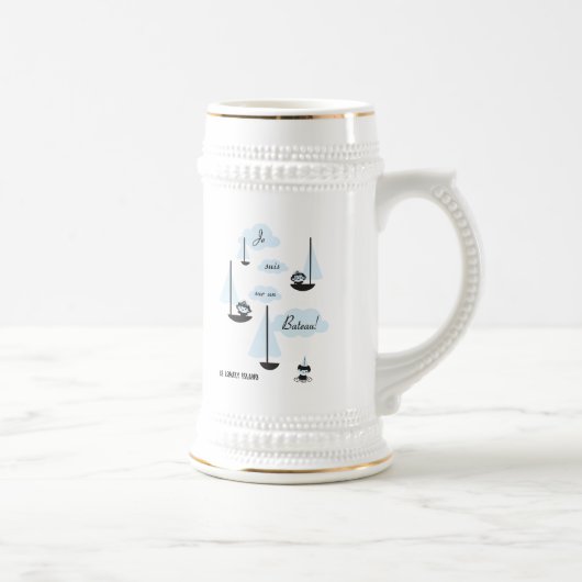 Je suis sur UNOBateau! Bierglas (Rechts)