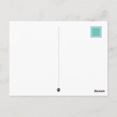 "Je suis un Chat" Cat Personalisiert Postkarte (Rückseite)