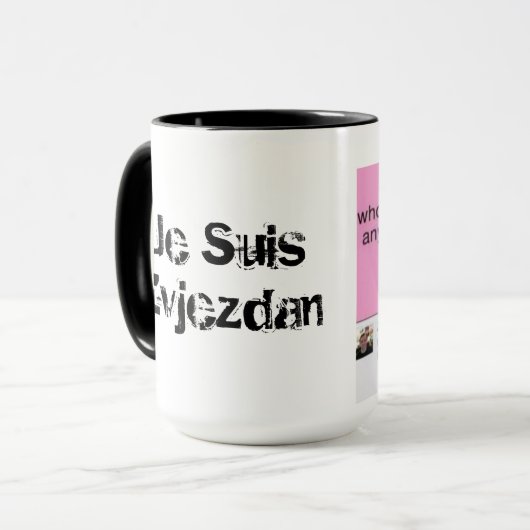 Je Suis Zvjezdan Tasse (Vorderseite Links)