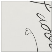 Je T adore Stoff (Nahaufnahme)