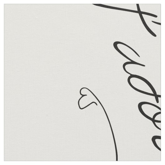 Je T adore Stoff (Nahaufnahme)