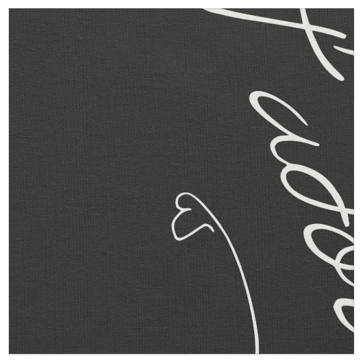 Je T adore Stoff (Nahaufnahme)