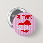 Je t’aime. button (Vorne & Hinten)