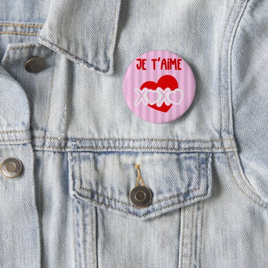 Je t’aime. button (Beispiel)
