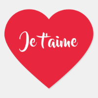 ❤️ Je t’aime I Liebe Sie Niedliche französische He