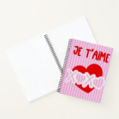 Je t’aime. notizblock (Innenseite)