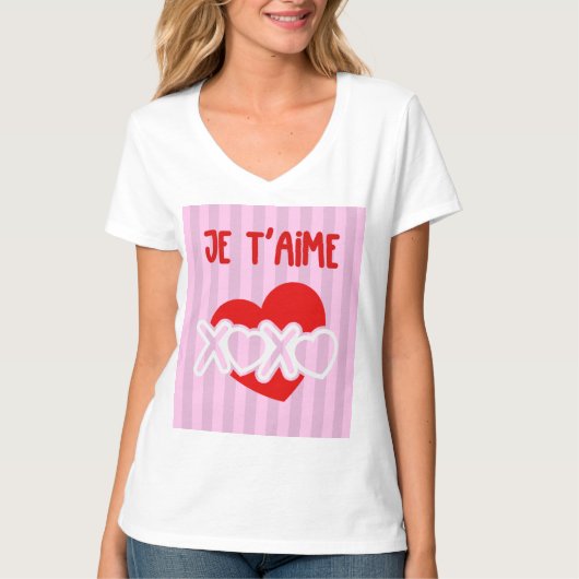 Je t’aime. T-Shirt (Vorderseite)