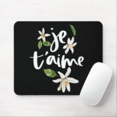Je t'aim franz. Zeichen Mousepad (Mit Mouse)
