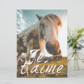 Je taime avec regardé cheva (Stehend Vorderseite)