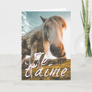 Je taime avec regardé cheva karte