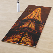Je T'Aime Brown Orange Paris Frankreich Eiffelturm