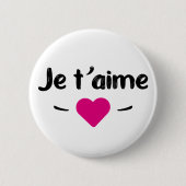 Je taime button (Vorderseite)
