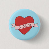 Je t'aime button (Vorderseite)
