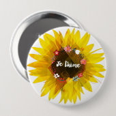 Je T'aime Button (Vorne & Hinten)