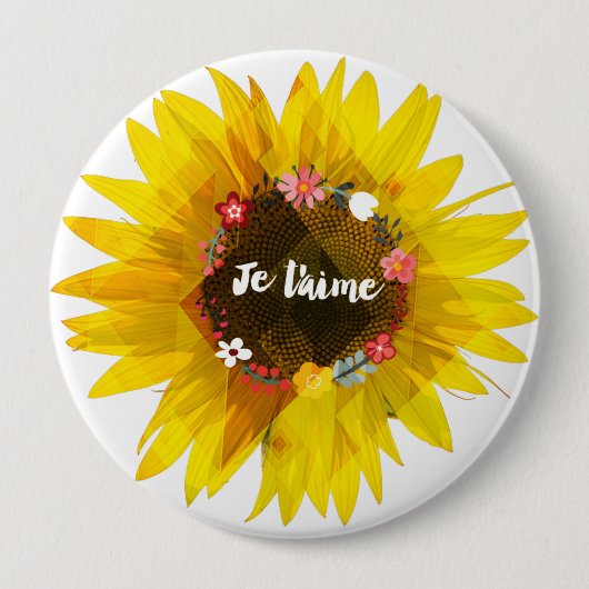 Je T'aime Button (Vorderseite)